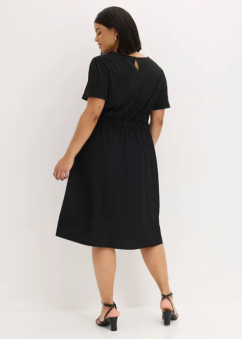 Abito svasato di jersey, bonprix