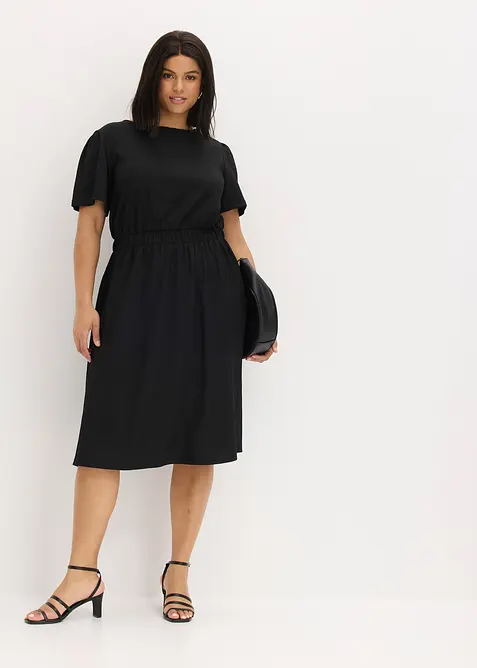 Abito svasato di jersey, bonprix