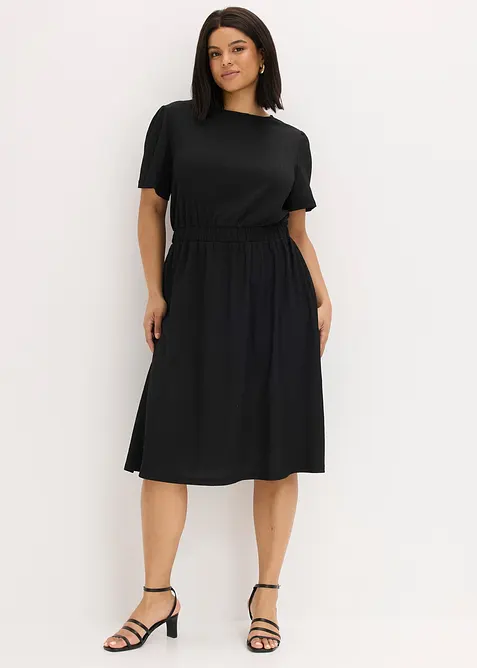 Abito svasato di jersey, bonprix