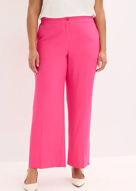 Pantaloni larghi leggeri con viscosa, bonprix