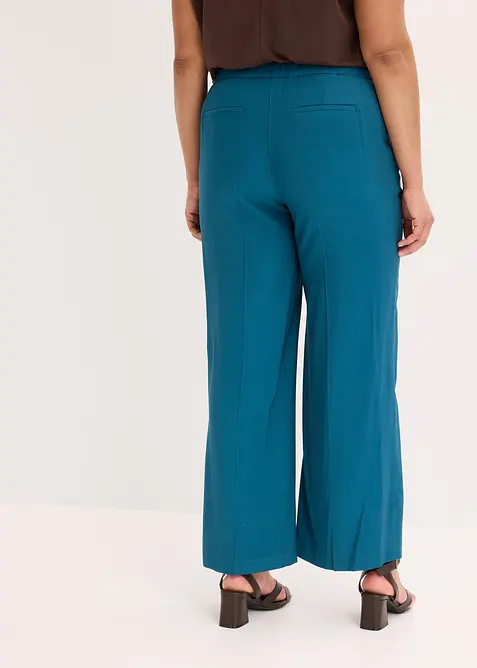 Pantaloni larghi leggeri con viscosa, bonprix