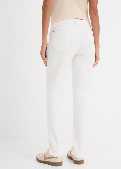 Jeans elasticizzati straight, vita media, bonprix