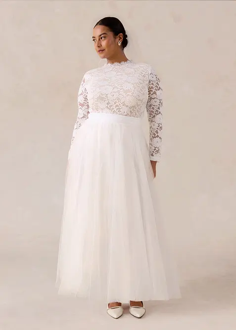 Gonna lunga in tulle delicato, bonprix