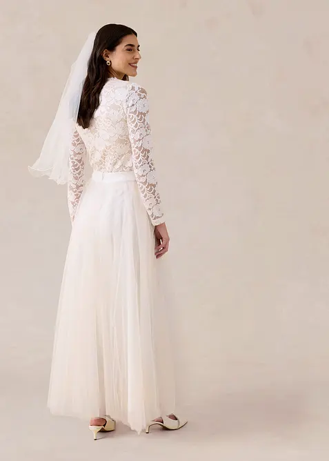 Gonna lunga in tulle delicato, bonprix