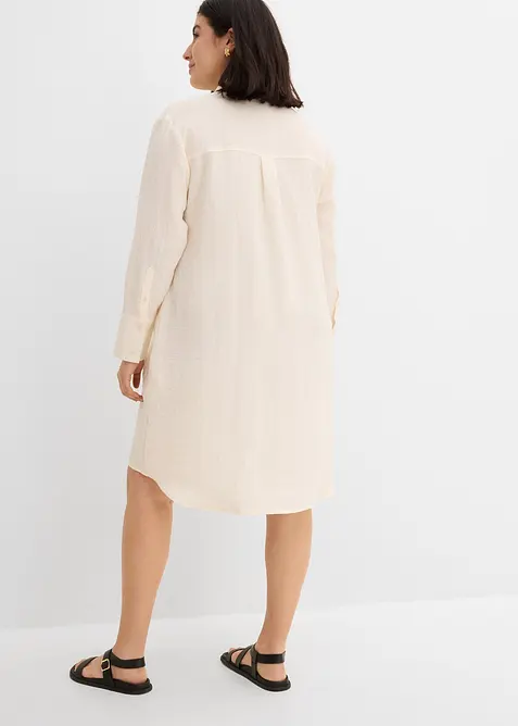 Camicetta lunga in misto viscosa morbido, bonprix