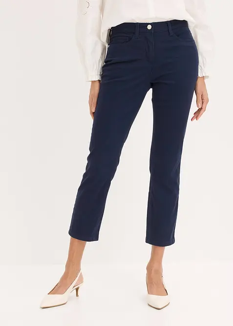 Pantaloni cropped elasticizzati, bonprix