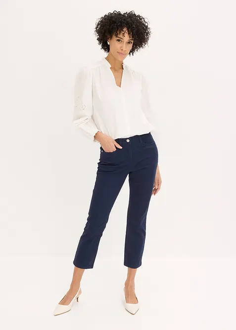Pantaloni cropped elasticizzati, bonprix