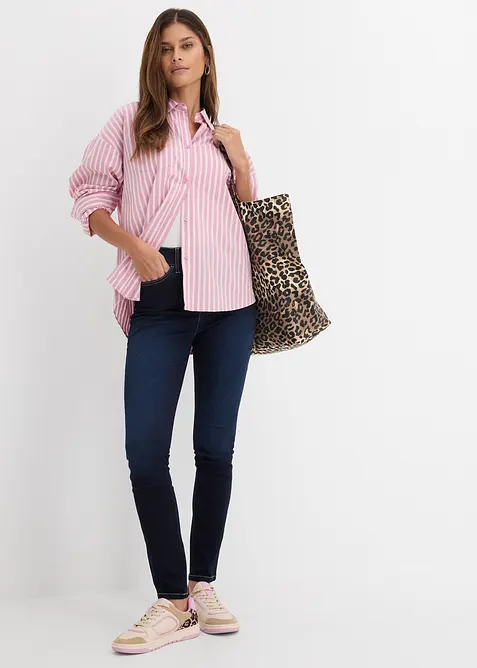 Jeans super elasticizzati slim fit, vita alta, bonprix