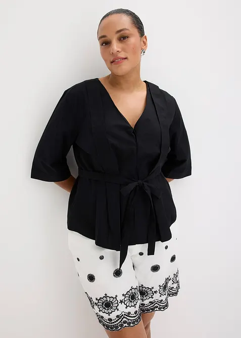 Blusa in puro cotone, bonprix