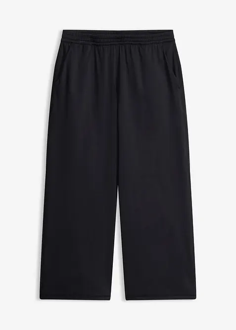 Pantaloni sportivi comodi con gambe larghe, ad asciugatura rapida, bonprix
