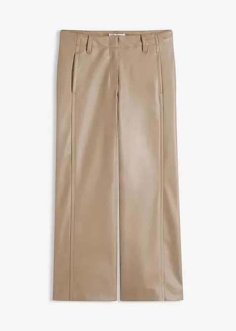 Pantaloni culotte in similpelle, bonprix