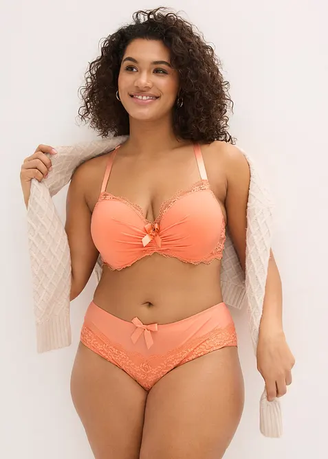 Panty con pizzo floreale, bonprix