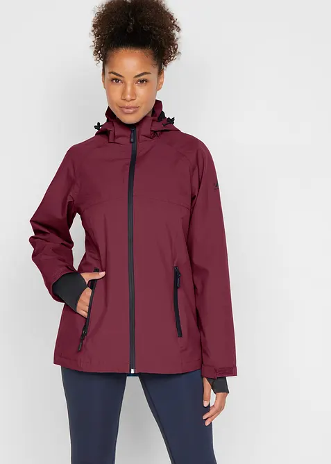 Giacca tecnica impermeabile con dettagli riflettenti, bonprix