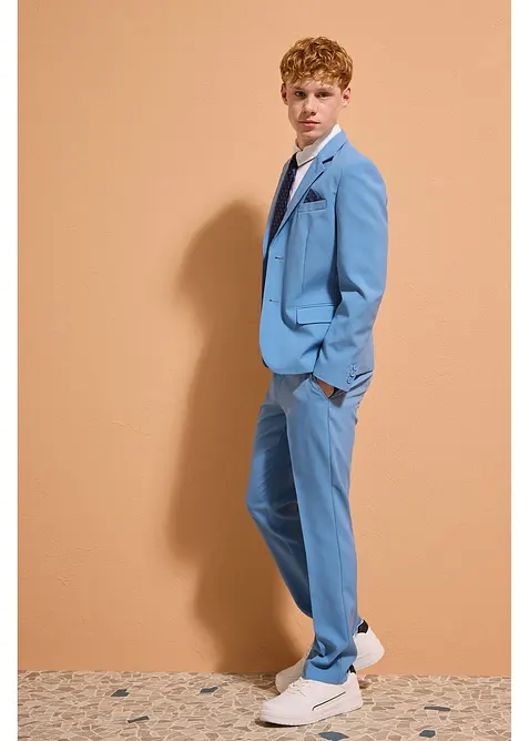 Completo a giacca con camicia e cravatta (4 pezzi), bonprix