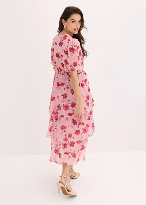Abito midi in morbido mesh, bonprix
