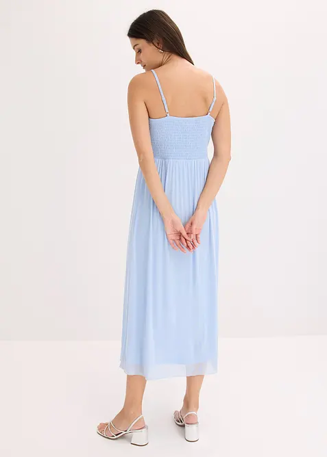 Abito in jersey con mesh delicato, bonprix