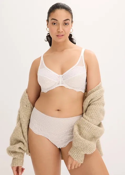 Reggiseno minimizer con pizzo raffinato, bonprix