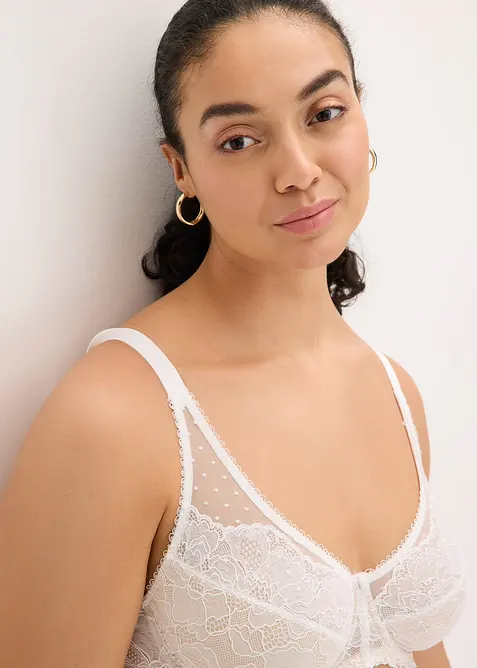 Reggiseno minimizer con pizzo raffinato, bonprix