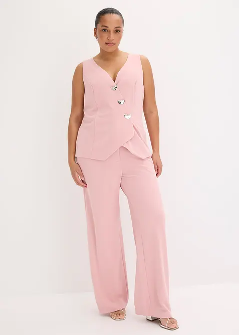 Blazer smanicato con bottoni decorativi, bonprix