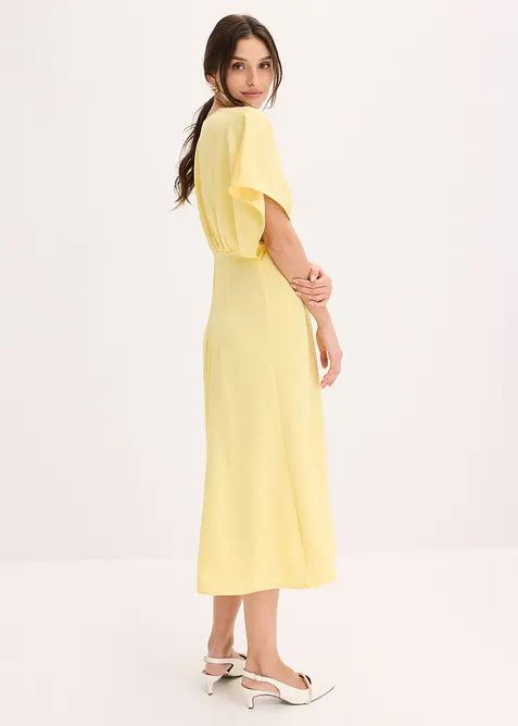 Abito lungo in satin lucido, bonprix