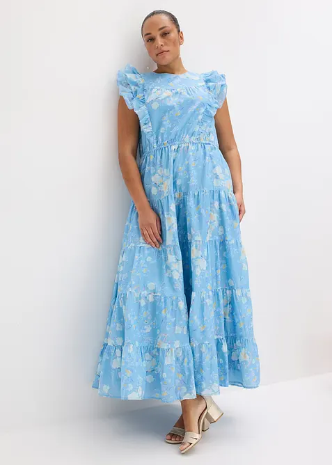 Abito lungo in puro cotone, bonprix