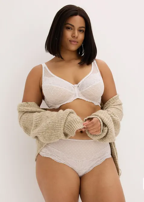 Reggiseno minimizer con pizzo raffinato, bonprix