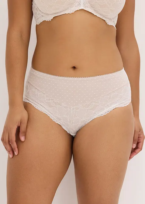 Slip alto con pizzo raffinato, bonprix