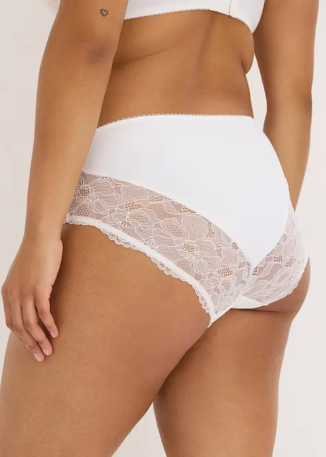 Slip alto con pizzo raffinato, bonprix