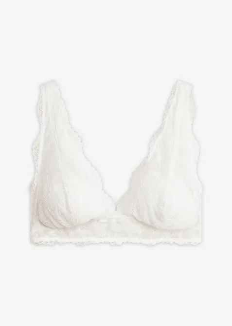 Bralette senza ferretto in pizzo raffinato (pacco da 2), bonprix