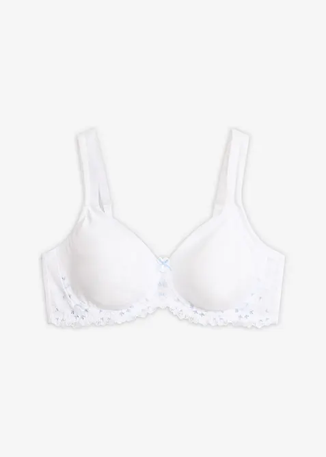 Reggiseno minimizer con ricami delicati, bonprix
