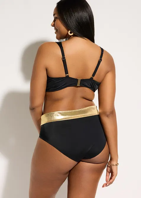Bikini minimizer con inserti dorati (set 2 pezzi), bonprix