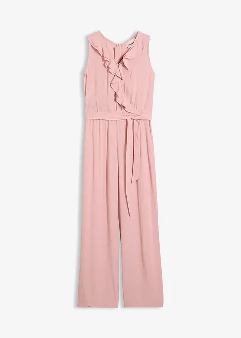 Tuta in crinkle strutturato, bonprix