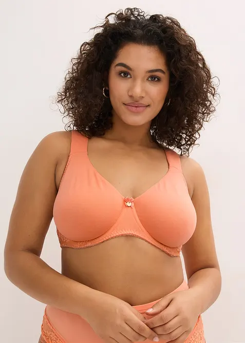 Reggiseno t-shirt con ferretto e cotone biologico (pacco da 2), bonprix