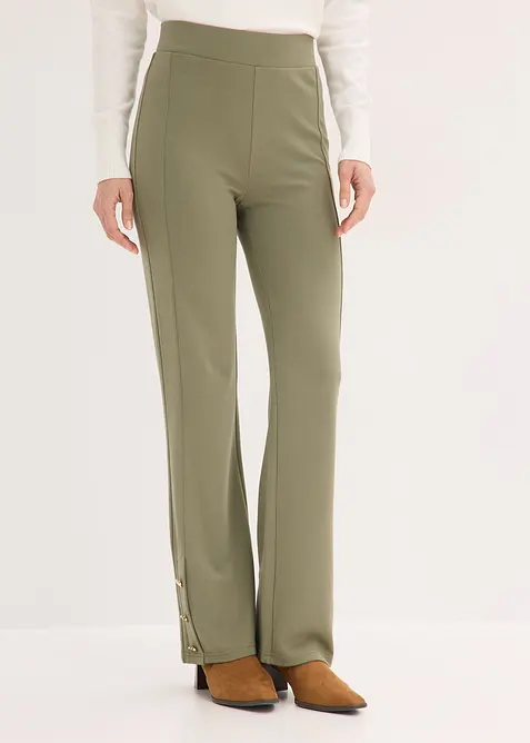 Pantaloni in jersey punto di Roma, bonprix