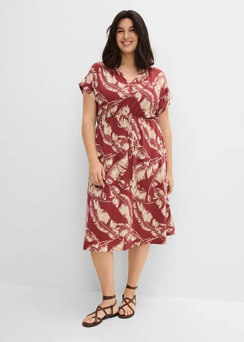 Abito in jersey di misto viscosa fluente, bonprix