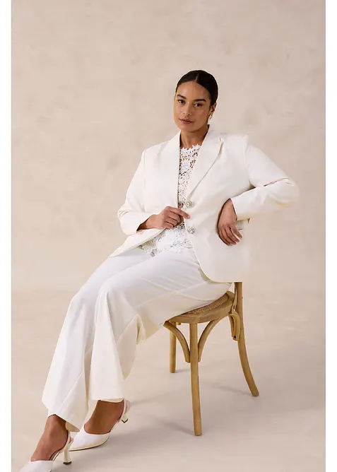 Blazer con bottoni gioiello, bonprix