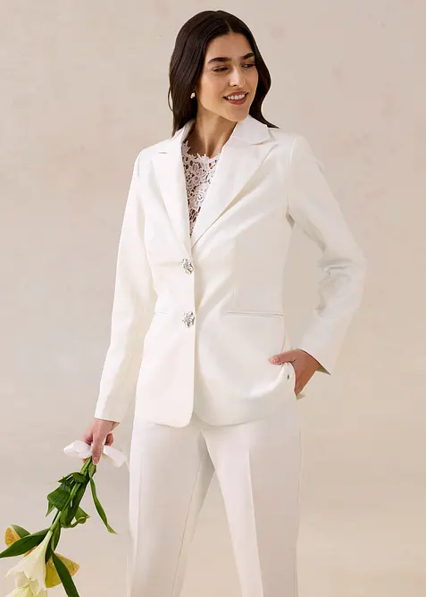 Blazer con bottoni gioiello, bonprix