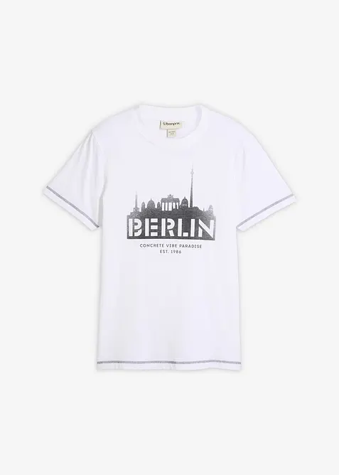 T-shirt in puro cotone biologico, bonprix