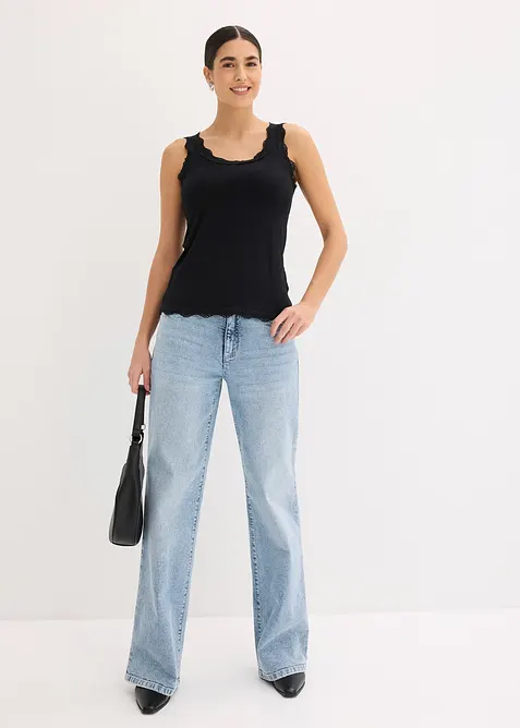 Top in misto viscosa morbido (pacco da 2), bonprix