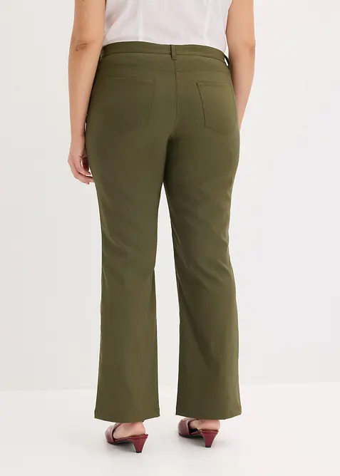 Pantaloni bootcut elasticizzati, bonprix