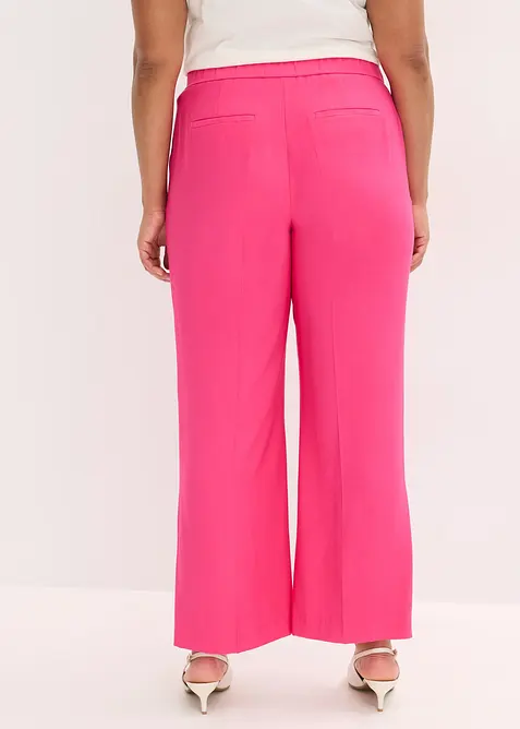 Pantaloni larghi leggeri con viscosa, bonprix