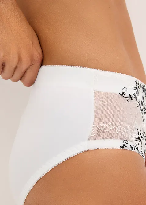 Slip modellante con ricamo delicato (pacco da 2), bonprix