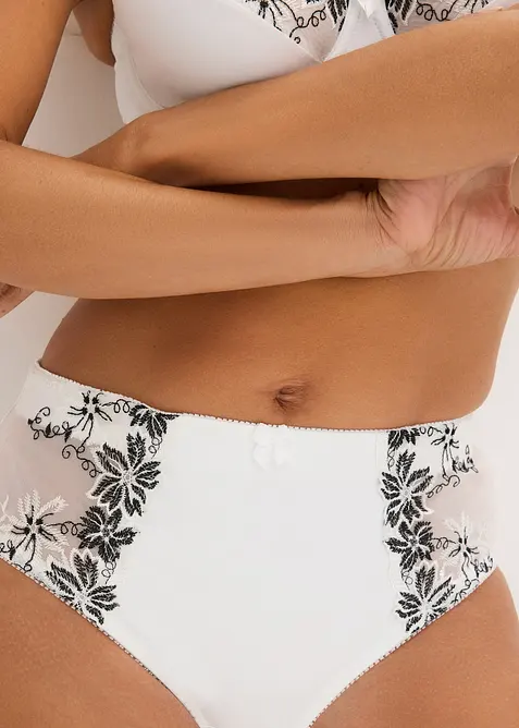 Slip modellante con ricamo delicato (pacco da 2), bonprix