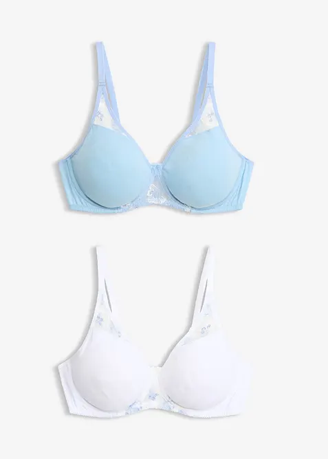 Reggiseno con ferretto (pacco da 2), bonprix