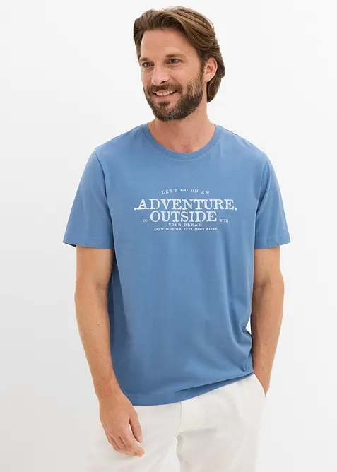 T-shirt in puro cotone, bonprix