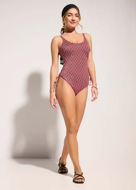 Costume intero con laccetti da annodare, bonprix