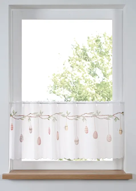 Tenda a vetro con motivo pasquale, bonprix