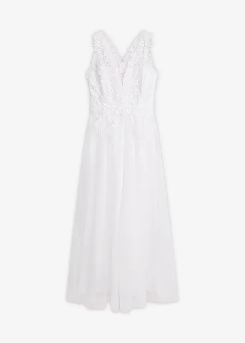 Abito da sposa con tulle e pizzo, bonprix