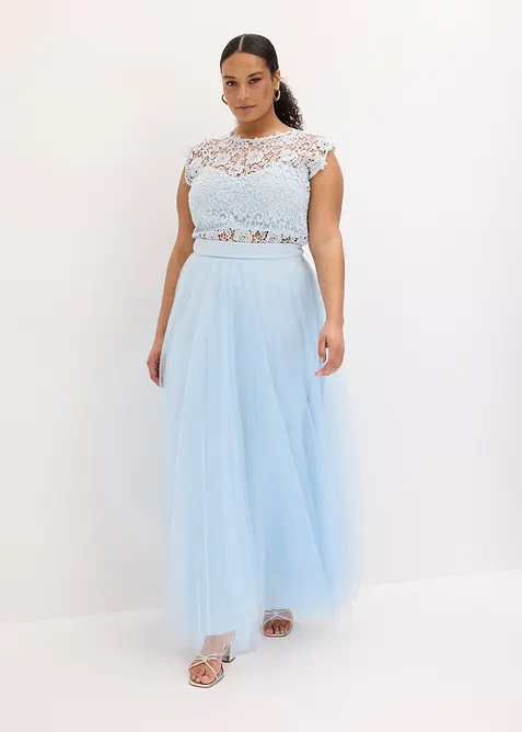 Gonna lunga in tulle delicato, bonprix