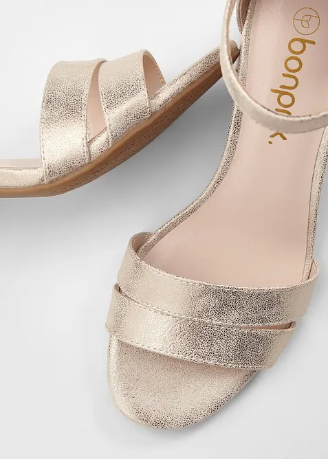Sandali con tacco a blocco, bonprix